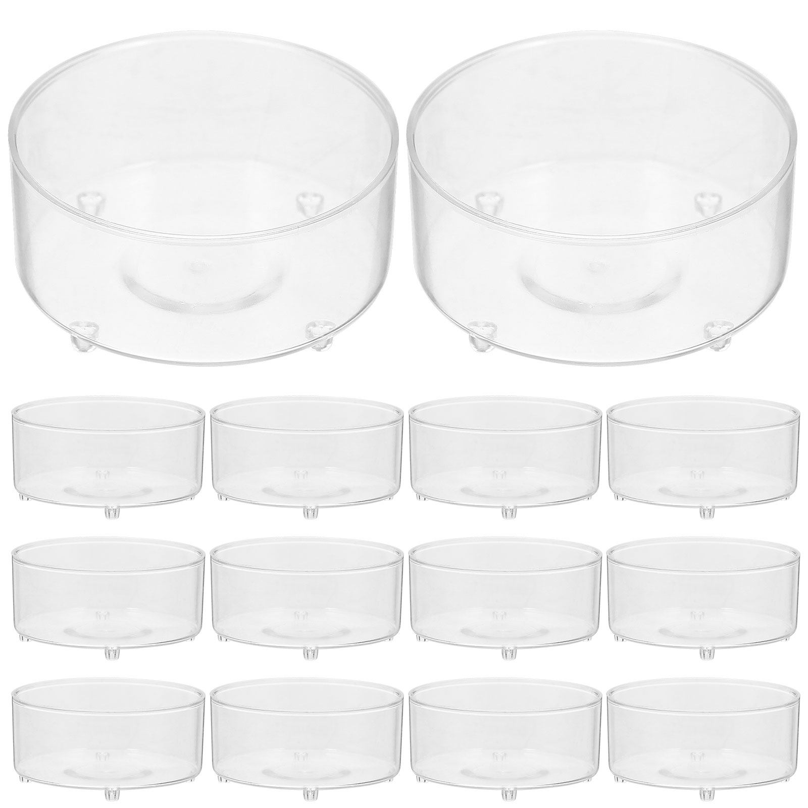 Candle Supplies To Make Candles - 50Pcs Plastic Cups for Tealight Candles