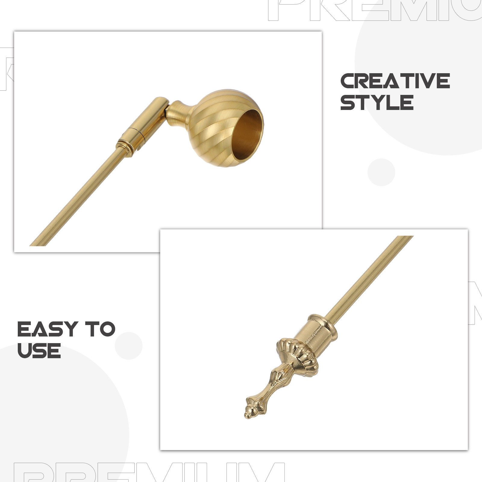 Vintage Pumpkin-Shaped Snuffer - Wick Dipper Tool recension och pris