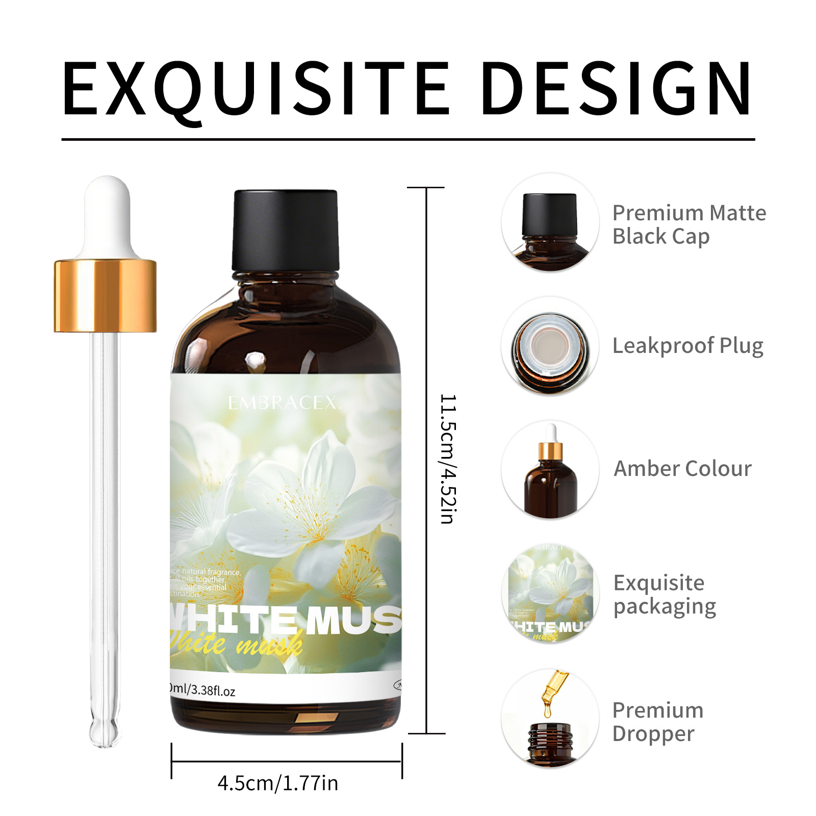 100ml White Musk Fragrance Oil - Candle Supplies Fragrance Oil recension och pris