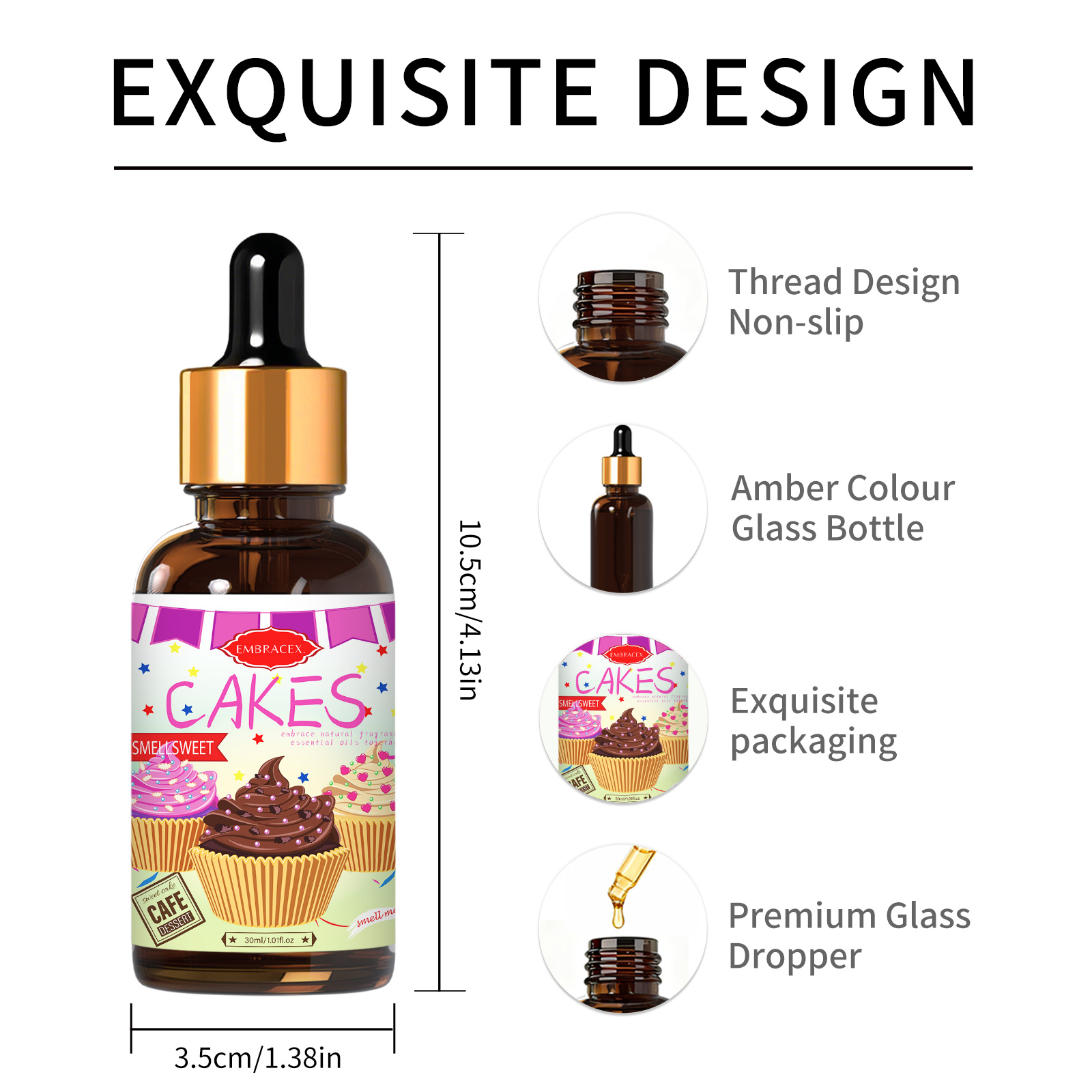 30ml Cakes Fragrance Oil Car S - Candle Supplies Fragrance Oil recension och pris
