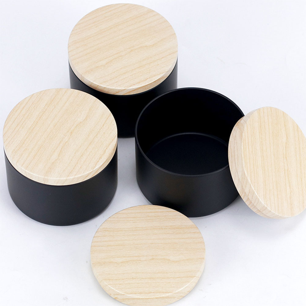 24pcs 4oz Black Candle Jars ,R - Metal Tin Lid 4Oz recension och pris