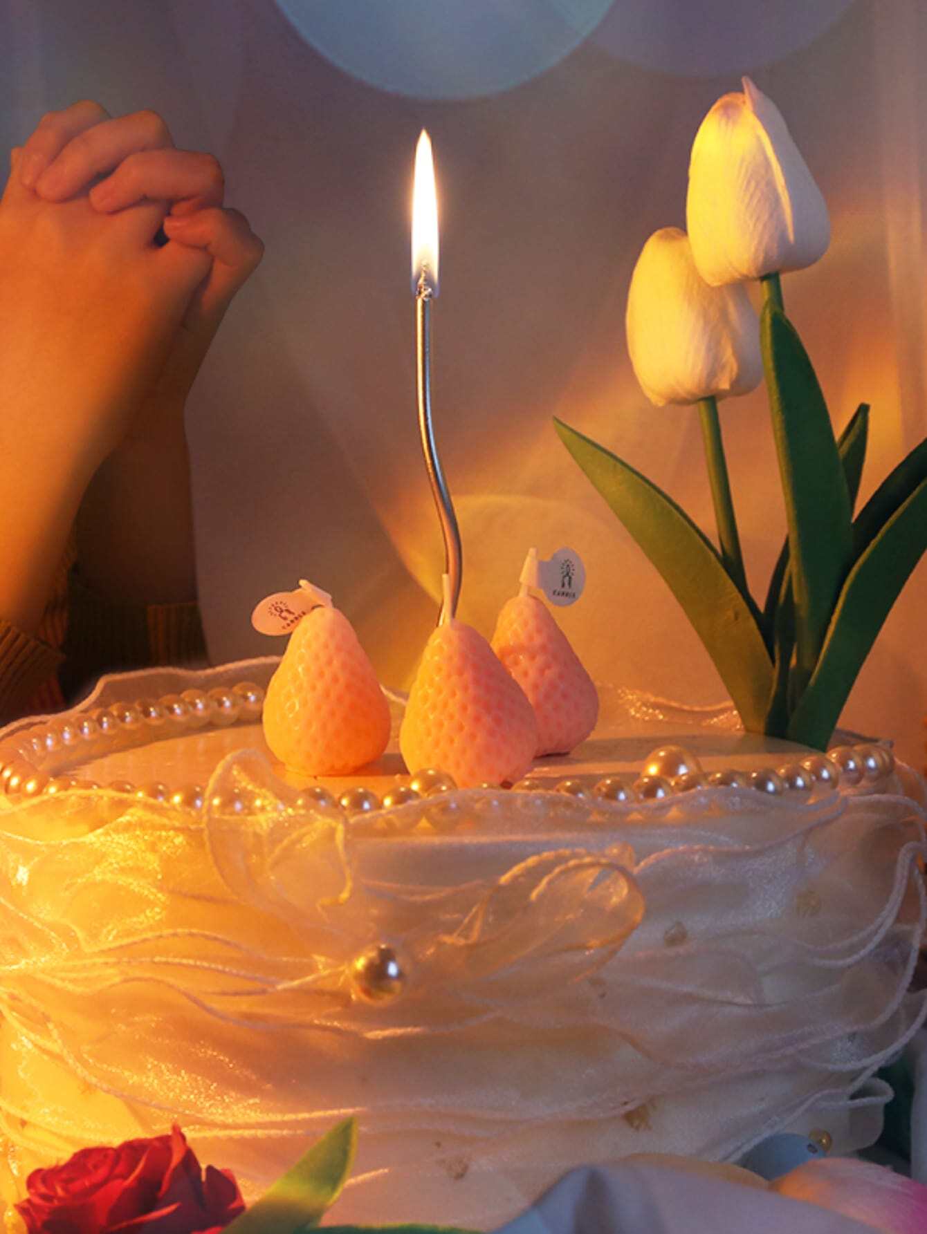 6pcs/Box Curved Birthday Candl - Candle Supplies In recension och pris