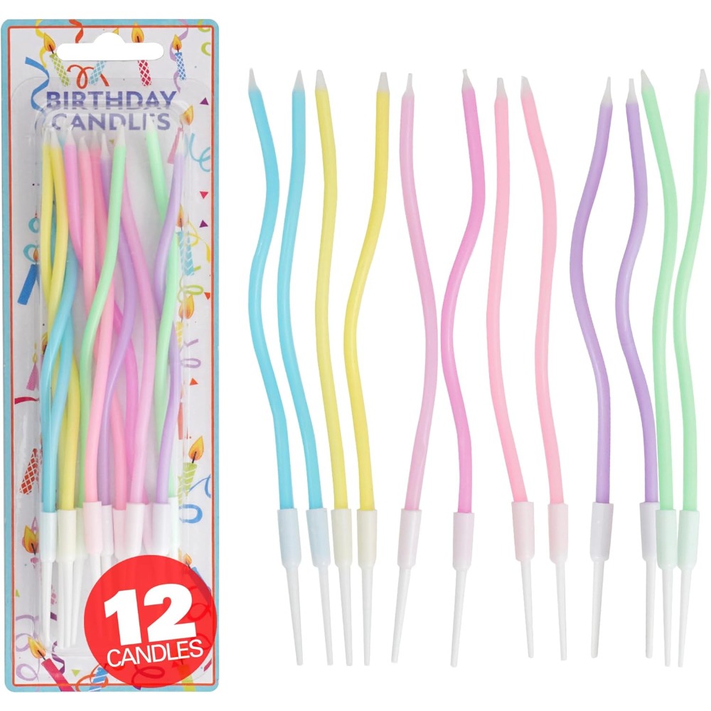 Rainbow Spiral Birthday Cake C - Candle Supplies In recension och pris