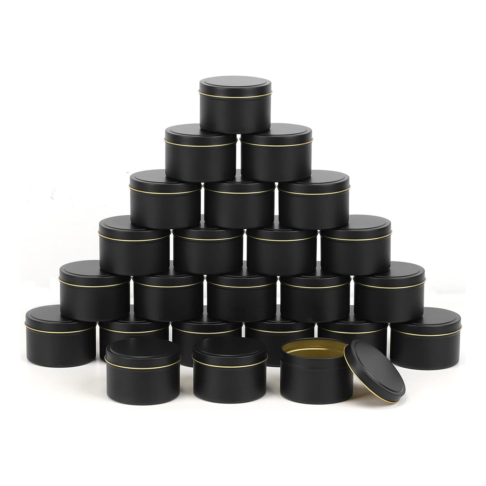 4 OZ Candle Tins 24 Pcs Empty  - Metal Tin Lid 4Oz recension och pris