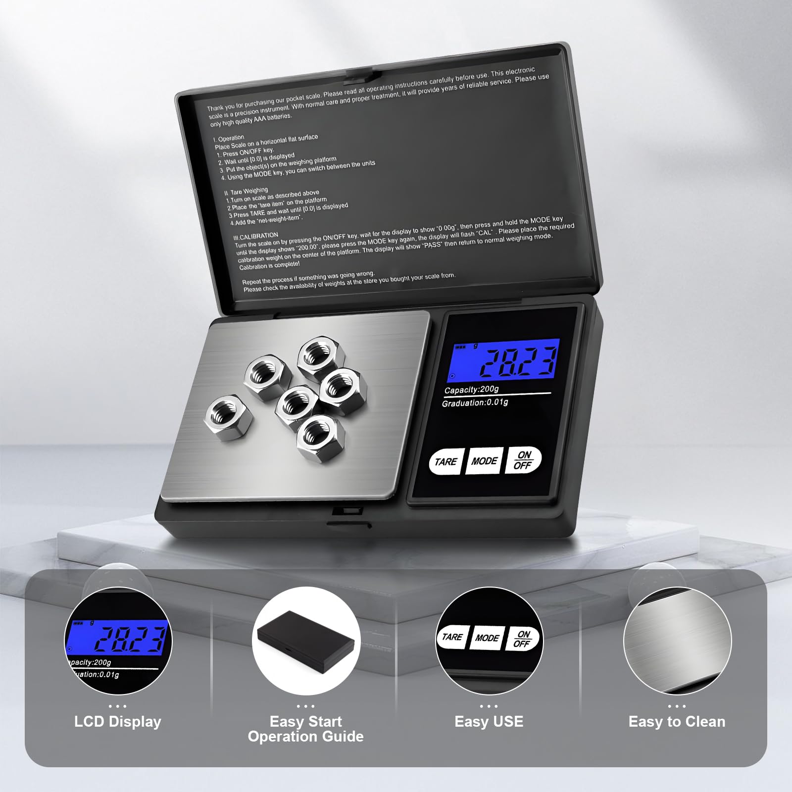 Mini Digital Pocket Scale 0.01 - Candle Wax Scale recension och pris