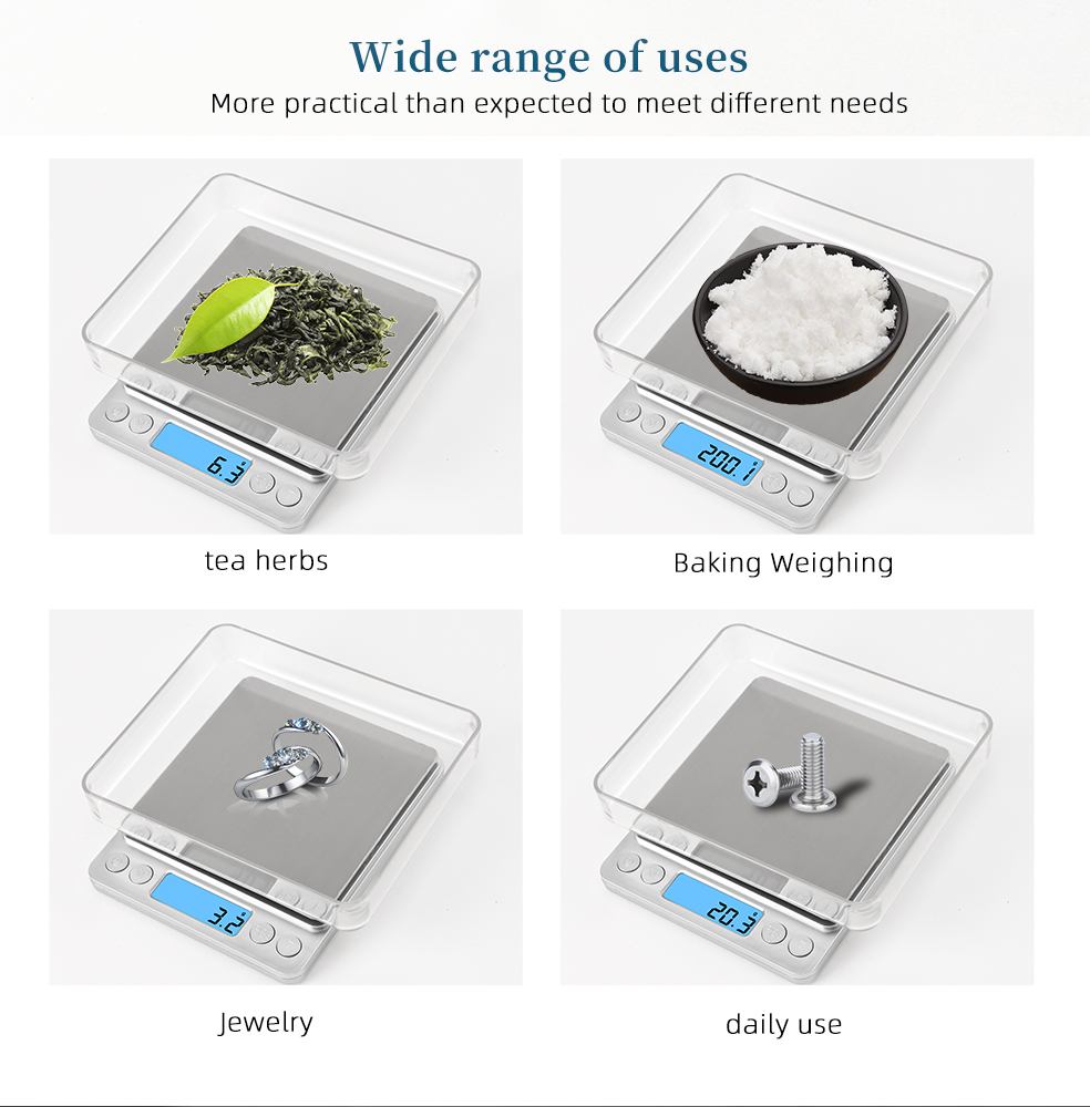 3Kg/500G 0.01g Digital Kitchen - Candle Wax Scale recension och pris
