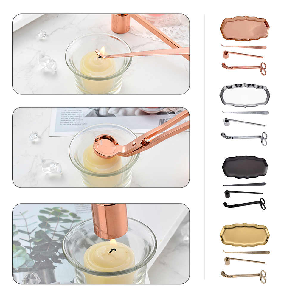 4pcs/1kit Candle Care Set Maki - Wick Dipper Tool recension och pris