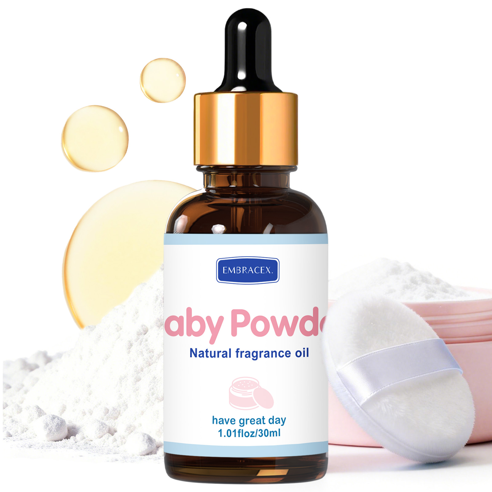 30ml Baby Powder Fragrance Oil - Candle Supplies Fragrance Oil recension och pris