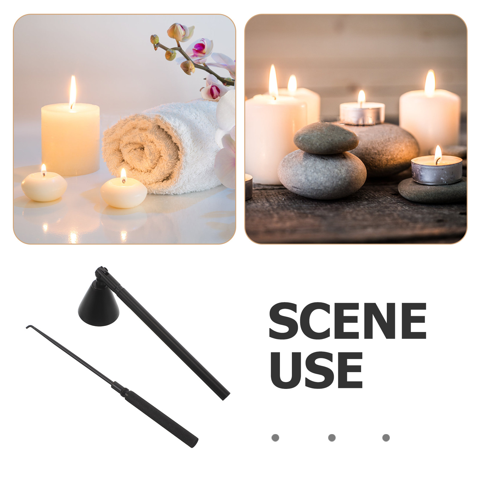 Stainless Steel Snuffer 2-in-1 - Wick Dipper Tool recension och pris