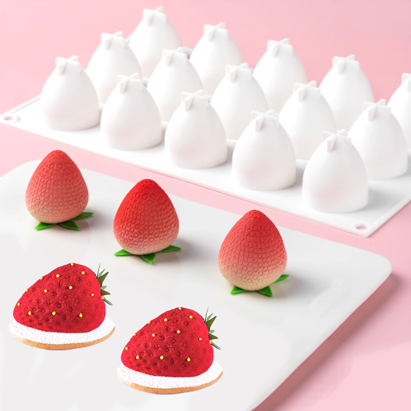 DIY Fruit Mousse Moulds Strawb - Candle Supplies Eu recension och pris