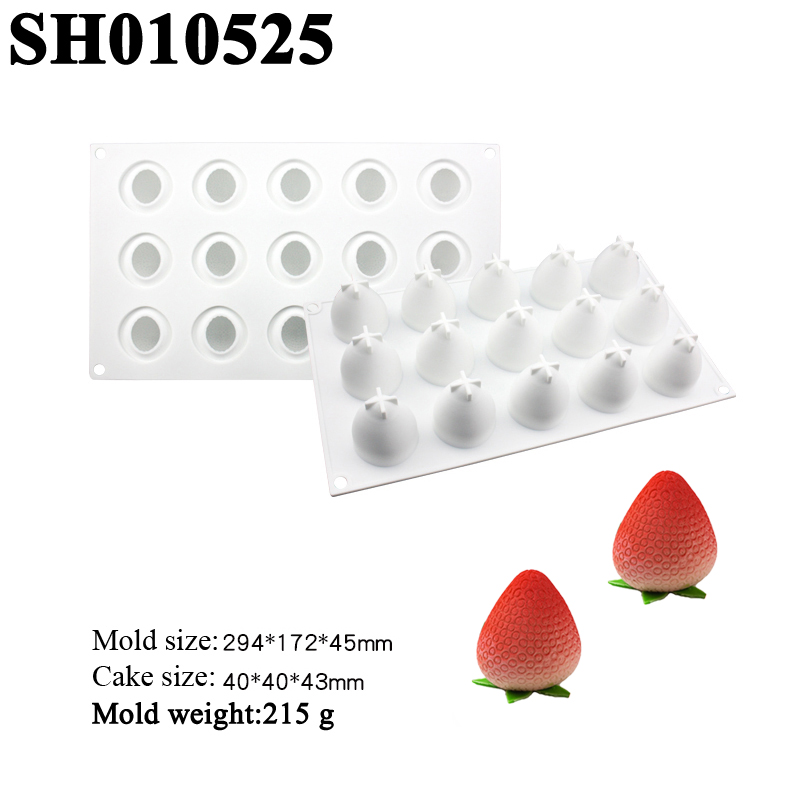 DIY Fruit Mousse Moulds Strawb - Candle Supplies Eu recension och pris