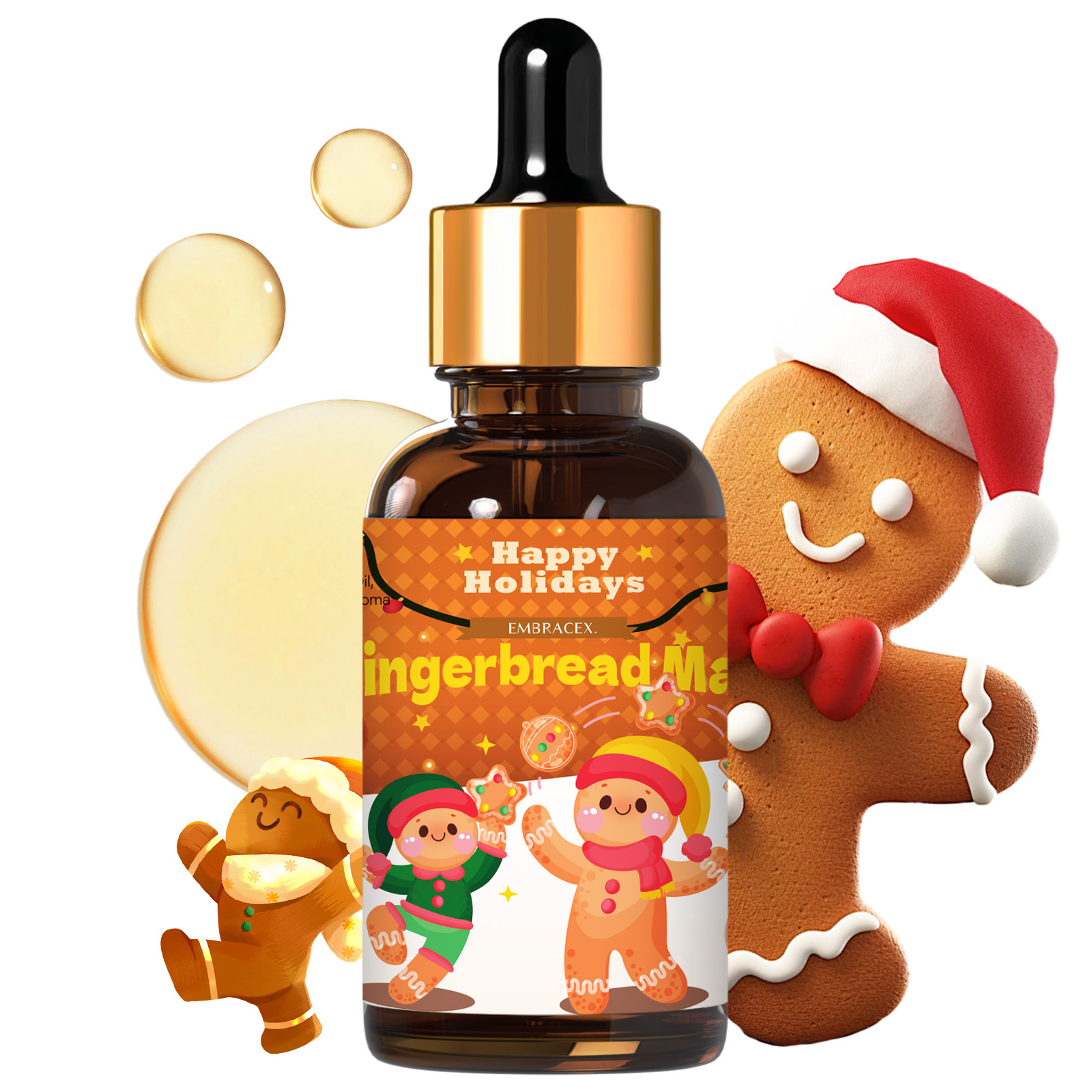 30ml Gingerbread Man Fragrance - Candle Supplies Fragrance Oil recension och pris