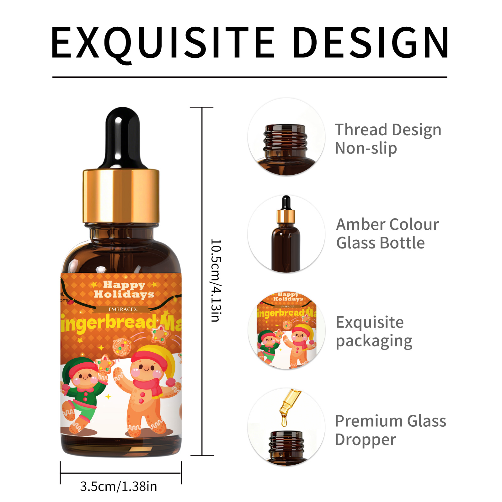 30ml Gingerbread Man Fragrance - Candle Supplies Fragrance Oil recension och pris