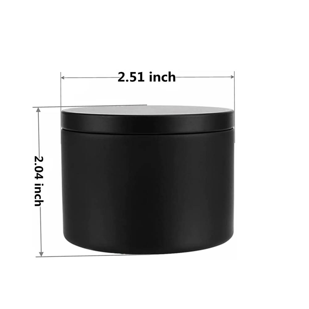4Oz Black Candle Tins,Candle J - Metal Tin Lid 4Oz recension och pris