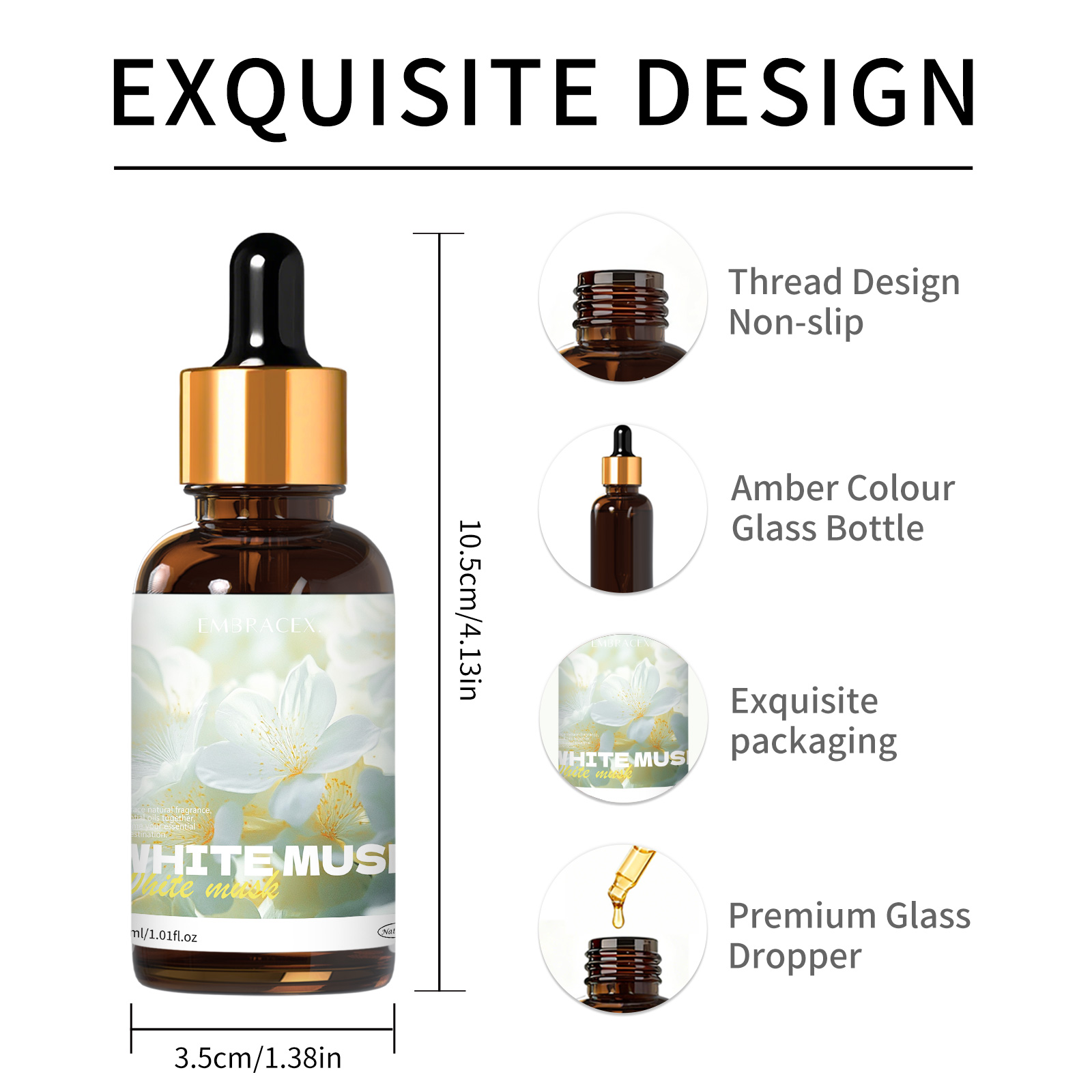 30ml White Musk Fragrance Oils - Candle Supplies Fragrance Oil recension och pris