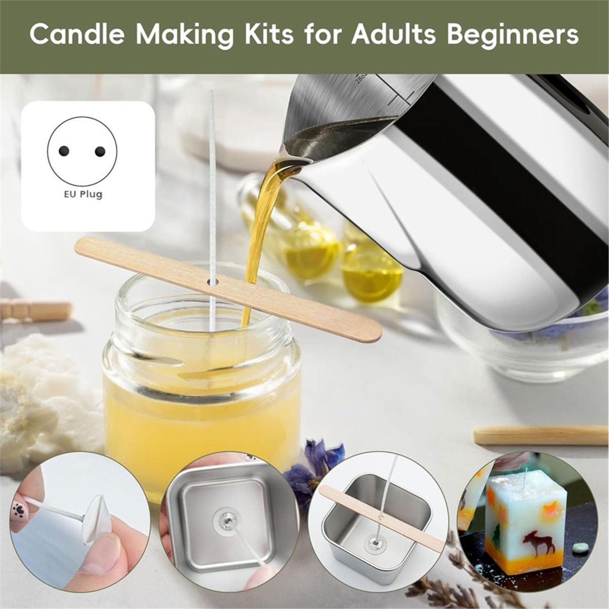 Candle Making Kit with Hot Pla - Candle Supplies Eu recension och pris